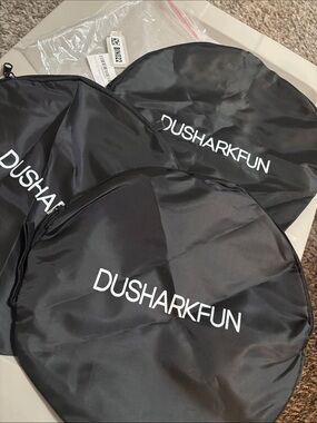 DUSHARKFUN Black Travel laundry Bag Bundle NWT